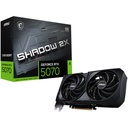 PLACA DE VIDEO NVIDIA GEFORCE RTX 5070 MSI SHADOW 2X OC / DOBLE COOLER / 12GB GDDR7